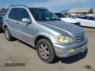 2003 Mercedes-Benz M 350 with VIN 4JGAB57EX3A407671, listed as a IAAI auction lot 42765306 with 192,219 mi miles and . Bid and sale history available at DreamBid. Image 1.