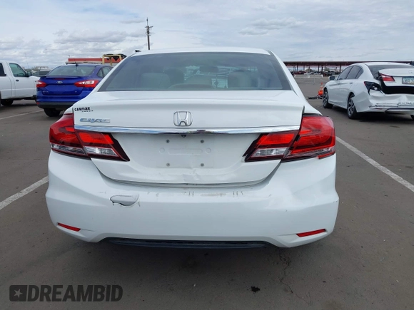 2013 Honda Civic LX with VIN 19XFB2F58DE093155, listed as a IAAI auction lot 41784537 with 138,934 mi miles and . Bid and sale history available at DreamBid. Image 16.