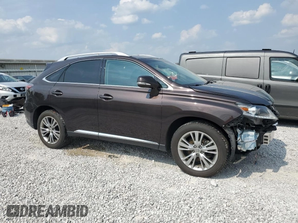 2013 Lexus RX 350 with VIN 2T2BK1BA1DC156408, listed as a Copart auction lot 59391955 with 64,601 mi miles and Salvage title. Bid and sale history available at DreamBid. Image 4.