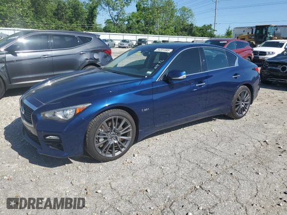 2016 Infiniti Q50 Red Sport 400 с VIN JN1FV7AR4GM451102, выставлен на аукционе Copart как лот 56391595 с пробегом 95 916 миль миль и На запчасти • Non repairable. История ставок и продаж доступна на DreamBid. Изображение 1.