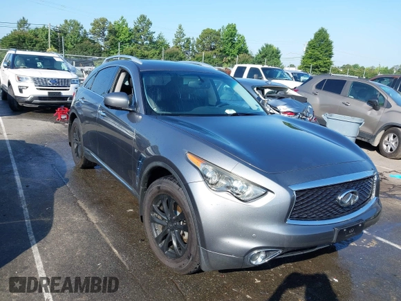 2017 Infiniti QX70 z VIN JN8CS1MW4HM410322, wystawiony jako IAAI lot #42285313 z przebiegiem 126 031 mil mil oraz . Historia ofert i sprzedaży dostępna na DreamBid. Obrazek 1.