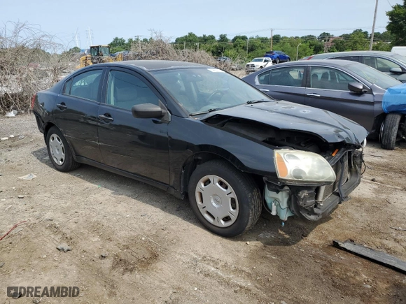 2007 Mitsubishi Galant ES with VIN 4A3AB36F67E081303, listed as a Copart auction lot 64400114 with 110,157 mi miles and Salvage Title. Bid and sale history available at carsss.com. Image 4.