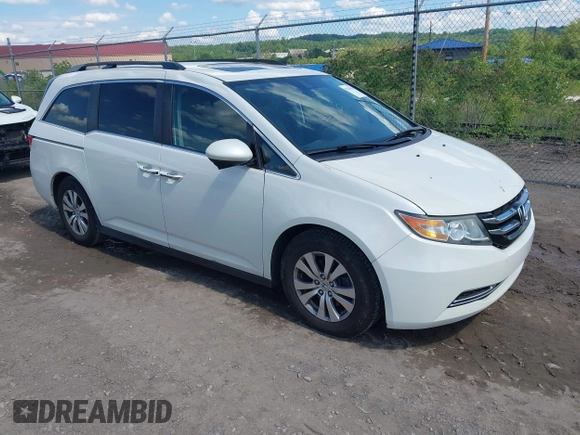 2015 Honda Odyssey EX-L z VIN 5FNRL5H63FB010424, wystawiony jako IAAI lot #42270930 z przebiegiem 72 025 mil mil oraz . Historia ofert i sprzedaży dostępna na DreamBid. Obrazek 1.
