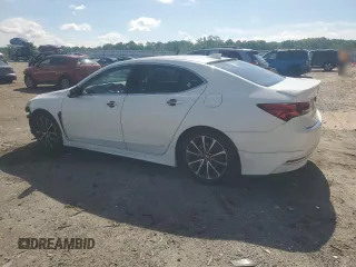 2015 Acura TLX Technology with VIN 19UUB2F55FA001885, listed as a Copart auction lot 61438755 with 117,800 mi miles and Salvage title. Bid and sale history available at DreamBid. Image 2.