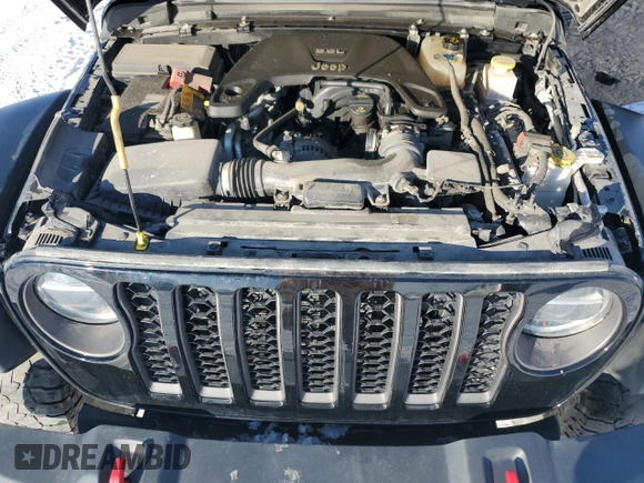 2021 Jeep Gladiator Rubicon с VIN 1C6JJTBG8ML582485, выставлен на аукционе Copart как лот 41758255 с пробегом 48 143 миль миль и Чистый • Clean title. История ставок и продаж доступна на DreamBid. Изображение 11.