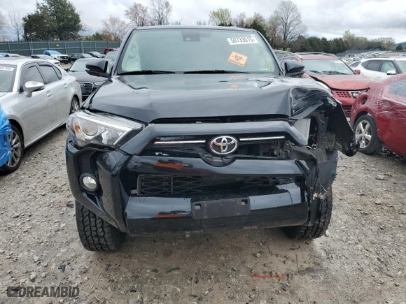 2020 Toyota 4Runner SR5 with VIN JTEBU5JR6L5738122, listed as a Copart auction lot 50733015 with 110,755 mi miles and Salvage Title. Bid and sale history available at carsss.com. Image 5.