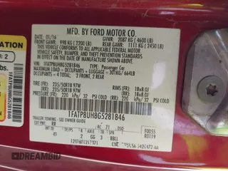 2016 Ford Mustang EcoBoost Premium with VIN 1FATP8UH8G5281846, listed as a IAAI auction lot 42300795 with 96,245 mi miles and . Bid and sale history available at DreamBid. Image 9.
