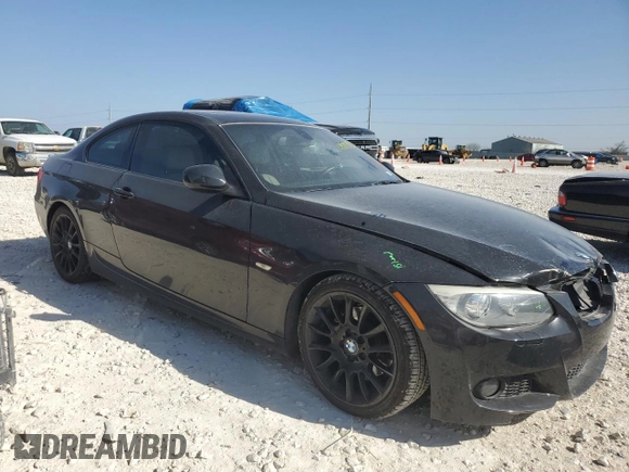 2011 BMW 3 Series 328i with VIN WBAKE3C52BE768746, listed as a Copart auction lot 49080925 with 132,457 mi miles and Salvage Title. Bid and sale history available at carsss.com. Image 4.