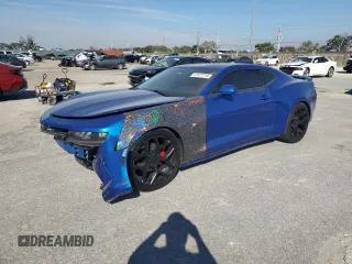 2016 Chevrolet Camaro 1LT with VIN 1G1FA1RX4G0180180, listed as a Copart auction lot 41477715 with 53,994 mi miles and Salvage Title. Bid and sale history available at carsss.com. Image 1.