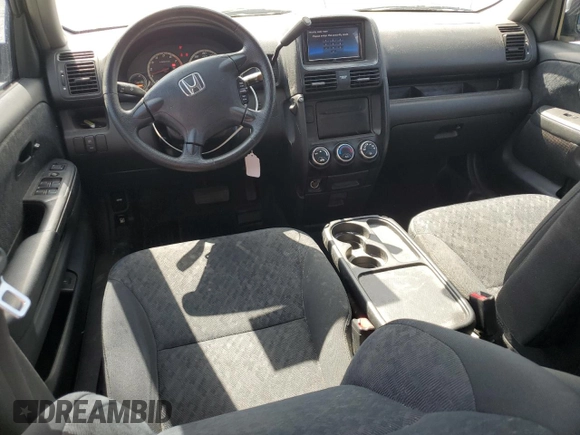 2006 Honda CR-V LX with VIN SHSRD685X6U404828, listed as a Copart auction lot 53898825 with 73,763 mi miles and Salvage Title. Bid and sale history available at DreamBid. Image 8.