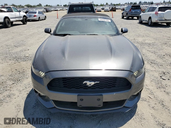 2015 Ford Mustang V6 with VIN 1FATP8EM9F5326609, listed as a Copart auction lot 59942165 with 42,958 mi miles and Salvage title. Bid and sale history available at DreamBid. Image 5.
