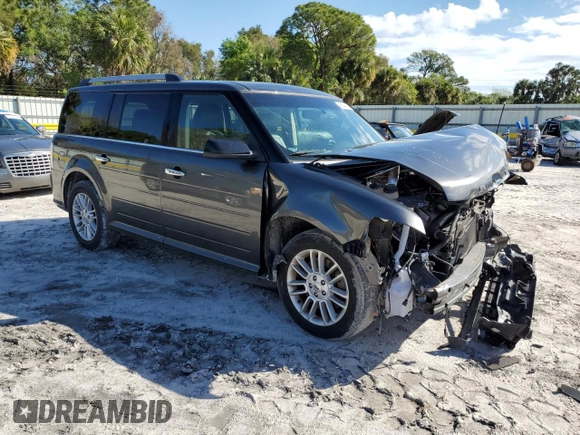 2019 Ford Flex SEL with VIN 2FMGK5C88KBA02339, listed as a Copart auction lot 46544185 with 76,298 mi miles and Non Repairable. Bid and sale history available at carsss.com. Image 4.