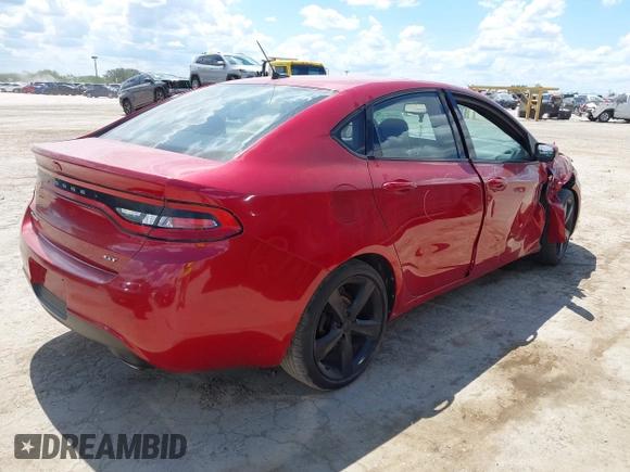 2013 Dodge Dart GT with VIN 1C3CDFCB1DD100130, listed as a IAAI auction lot 42192216 with 132,353 mi miles and . Bid and sale history available at DreamBid. Image 4.