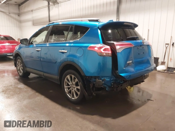 2016 Toyota RAV4 Limited with VIN JTMDFREV5GJ064094, listed as a IAAI auction lot 41862018 with 122,042 mi miles and . Bid and sale history available at DreamBid. Image 3.
