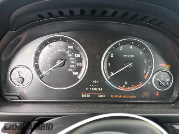 2013 BMW 5 Series 528i xDrive with VIN WBAXH5C58CDW02392, listed as a Copart auction lot 54336085 with 88,658 mi miles and Clean Title. Bid and sale history available at carsss.com. Image 9.