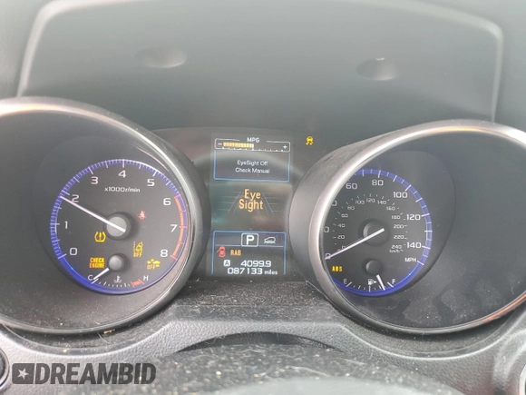 2018 Subaru Outback Limited with VIN 4S4BSANC6J3258403, listed as a Copart auction lot 59709095 with 87,133 mi miles and Clean title. Bid and sale history available at DreamBid. Image 9.