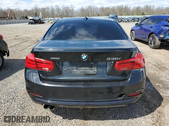 2017 BMW 3 Series 330i xDrive with VIN WBA8D9G35HNU65803, listed as a Copart auction lot 51901045 with 72,562 mi miles and Salvage title. Bid and sale history available at DreamBid. Image 6.