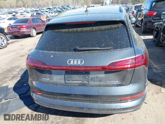 2021 Audi e-tron Premium with VIN WA1AAAGE5MB013159, listed as a IAAI auction lot 41875335 with 46,471 mi miles. Bid and sale history available at carsss.com. Image 15.