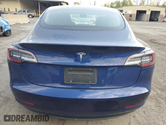 2023 Tesla Model 3 with VIN 5YJ3E1EA0PF550980, listed as a Copart auction lot 53725485 with 23,900 mi miles and Salvage Title. Bid and sale history available at carsss.com. Image 6.