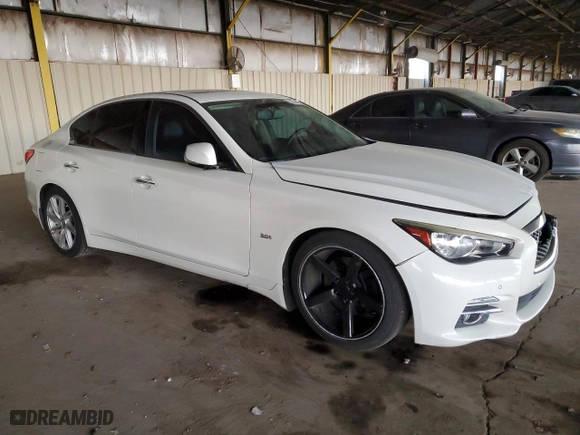 2017 Infiniti Q50 3.0t Premium with VIN JN1EV7AP6HM731132, listed as a Copart auction lot 86738684 with NaN miles and Salvage Title. Bid and sale history available at carsss.com. Image 4.