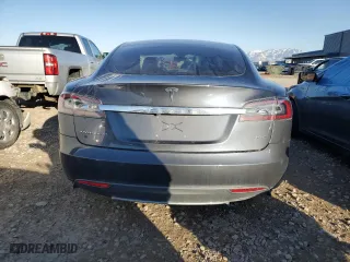 2016 Tesla Model S 90D with VIN 5YJSA1E24GF123270, listed as a Copart auction lot 43475645 with 0 mi miles and Salvage Title. Bid and sale history available at carsss.com. Image 6.