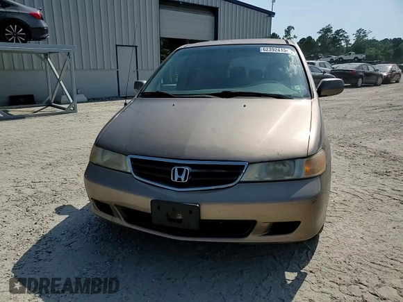 2003 Honda Odyssey EX-L with VIN 5FNRL18963B087397, listed as a Copart auction lot 62392415 with 261,737 mi miles and Salvage title. Bid and sale history available at DreamBid. Image 14.