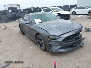 2021 Ford Mustang EcoBoost with VIN 1FA6P8TH1M5152941, listed as a IAAI auction lot 42110646 with 26,673 mi miles and . Bid and sale history available at DreamBid. Image 1.