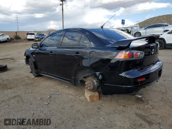 2009 Mitsubishi Lancer with VIN JA3AV66V39U039262, listed as a Copart auction lot 69342714 with 86,000 mi miles and Salvage Title. Bid and sale history available at DreamBid. Image 2.