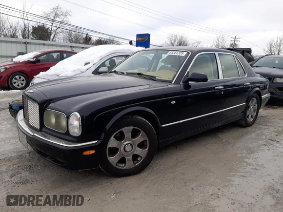 2001 Bentley Arnage with VIN SCBLC31E71CX06210, listed as a Copart auction lot 88364305 with Not Provided miles and Clean Title. Bid and sale history available at DreamBid. Image 1.