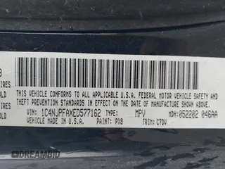 2014 Jeep Patriot Latitude z VIN 1C4NJPFAXED577162, wystawiony jako IAAI lot #42355950 z przebiegiem 123 460 mil mil oraz . Historia ofert i sprzedaży dostępna na DreamBid. Obrazek 9.