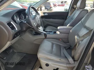 2013 Dodge Durango Crew with VIN 1C4RDHDG3DC596985, listed as a Copart auction lot 62218015 with 296,266 mi miles and Salvage title. Bid and sale history available at DreamBid. Image 7.