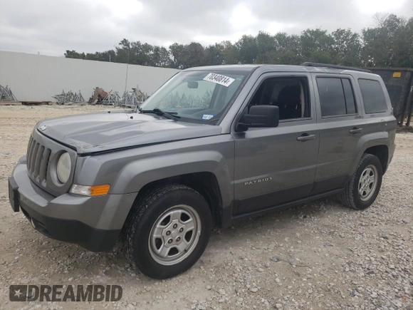 2014 Jeep Patriot Sport with VIN 1C4NJPBA4ED595288, listed as a Copart auction lot 70340814 with 154,585 mi miles and Salvage title. Bid and sale history available at DreamBid. Image 1.