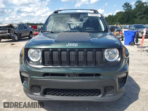2021 Jeep Renegade Jeepster with VIN ZACNJCAB5MPM41821, listed as a Copart auction lot 55664685 with 34,194 mi miles and Salvage title. Bid and sale history available at DreamBid. Image 5.