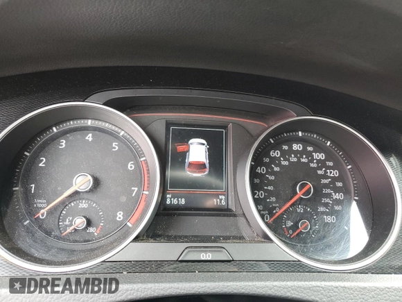 2017 Volkswagen Golf GTI S with VIN 3VW5T7AUXHM067363, listed as a Copart auction lot 59612453 with 81,618 mi miles. Bid and sale history available at carsss.com. Image 9.
