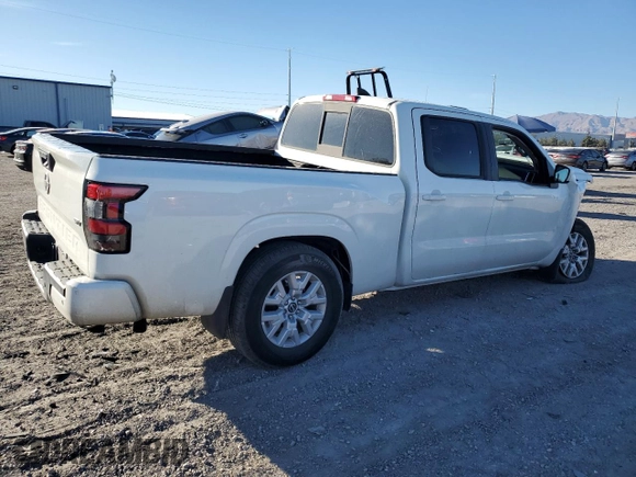 2022 Nissan Frontier SV with VIN 1N6ED1FJ6NN607236, listed as a Copart auction lot 46663385 with 18,347 mi miles and Salvage title. Bid and sale history available at DreamBid. Image 3.