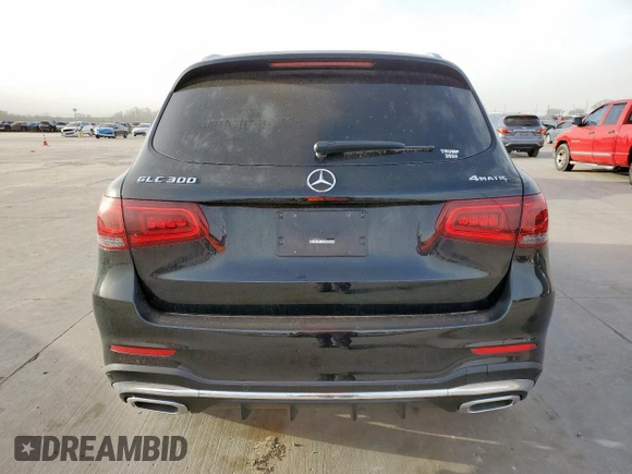 2022 Mercedes-Benz GLC 300 with VIN W1N0G8EB4NV344065, listed as a Copart auction lot 48241895 with 22,024 mi miles and Salvage Title. Bid and sale history available at DreamBid. Image 6.