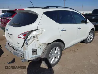 2013 Nissan Murano LE with VIN JN8AZ1MU2DW201208, listed as a IAAI auction lot 41647564 with 60,914 mi miles and . Bid and sale history available at DreamBid. Image 4.