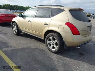 2004 Nissan Murano SL with VIN JN8AZ08T44W206681, listed as a IAAI auction lot 41600056 with 92,717 mi miles. Bid and sale history available at carsss.com. Image 3.