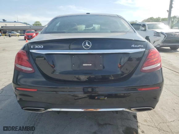 2017 Mercedes-Benz E-Class E 300 Luxury with VIN WDDZF4KB0HA147801, listed as a Copart auction lot 52921785 with 0 mi miles and Salvage Title. Bid and sale history available at carsss.com. Image 6.