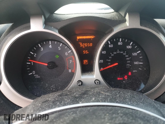 2016 Nissan Juke S with VIN JN8AF5MV2GT656185, listed as a Copart auction lot 81964514 with 92,658 mi miles and Salvage Title. Bid and sale history available at carsss.com. Image 9.