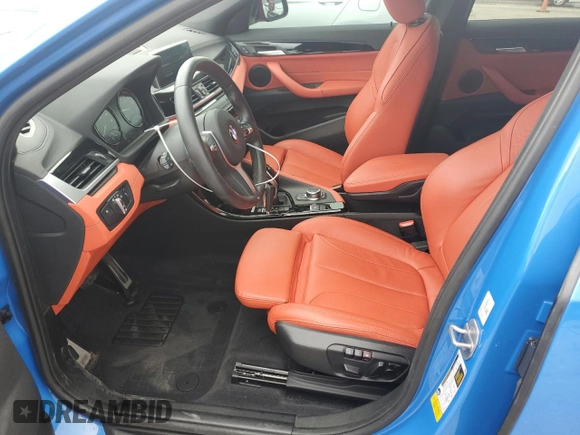 2023 BMW X2 sDrive28i with VIN WBXYH9C08P5V32303, listed as a Copart auction lot 64951994 with 22,462 mi miles and Salvage Title. Bid and sale history available at carsss.com. Image 7.