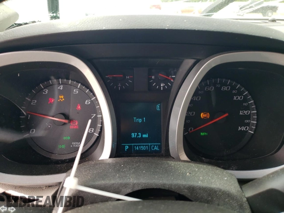 2011 Chevrolet Equinox LTZ z VIN 2CNALFEC1B6227656, wystawiony jako Copart lot #56727795 z przebiegiem 141 501 mil mil oraz Szkoda całkowita • Salvage title. Historia ofert i sprzedaży dostępna na DreamBid. Obrazek 9.