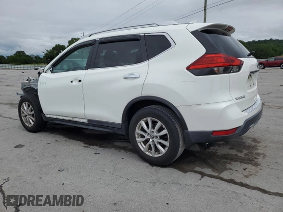2017 Nissan Rogue SV with VIN KNMAT2MT1HP602744, listed as a Copart auction lot 57971345 with 159,362 mi miles and Salvage title. Bid and sale history available at DreamBid. Image 2.