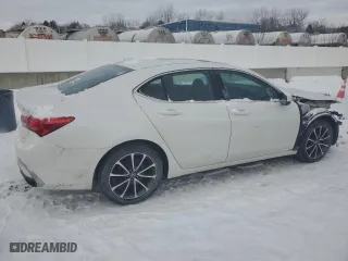 2020 Acura TLX with VIN 19UUB3F38LA001329, listed as a Copart auction lot 42044105 with 41,300 mi miles and Salvage Title. Bid and sale history available at carsss.com. Image 3.