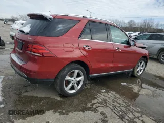 2016 Mercedes-Benz GLE 350 with VIN 4JGDA5HBXGA771552, listed as a Copart auction lot 45095975 with 68,369 mi miles and Salvage title. Bid and sale history available at DreamBid. Image 3.