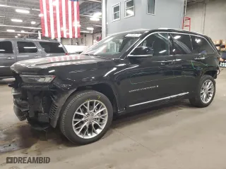 2023 Jeep Grand Cherokee Summit with VIN 1C4RJHEG1PC563396, listed as a Copart auction lot 72184674 with 22,702 mi miles and Salvage Title. Bid and sale history available at carsss.com. Image 1.