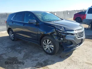 2022 Chevrolet Equinox LT with VIN 3GNAXKEVXNS227834, listed as a IAAI auction lot 41773035 with 42,738 mi miles. Bid and sale history available at carsss.com. Image 1.