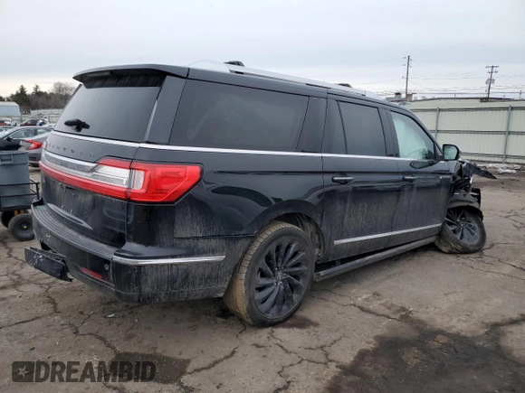 2021 Lincoln Navigator Black Label z VIN 5LMJJ3TT1MEL03959, wystawiony jako Copart lot #43876275 z przebiegiem Nie podano mil oraz Szkoda całkowita • Salvage title. Historia ofert i sprzedaży dostępna na DreamBid. Obrazek 3.