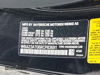 2024 BMW 4 Series 430i z VIN WBA23AT06RCP83691, wystawiony jako IAAI lot #42318871 z przebiegiem 31 615 mil mil oraz . Historia ofert i sprzedaży dostępna na DreamBid. Obrazek 9.