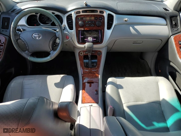 2004 Toyota Highlander with VIN JTEEP21A540017639, listed as a Copart auction lot 46434515 with 165,469 mi miles and Salvage Title. Bid and sale history available at carsss.com. Image 8.